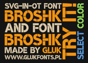 BroshK Free Font