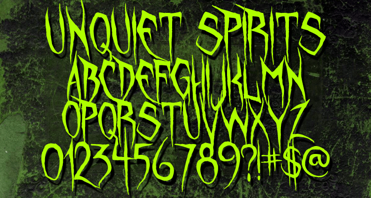 Unquiet Spirits Free Font