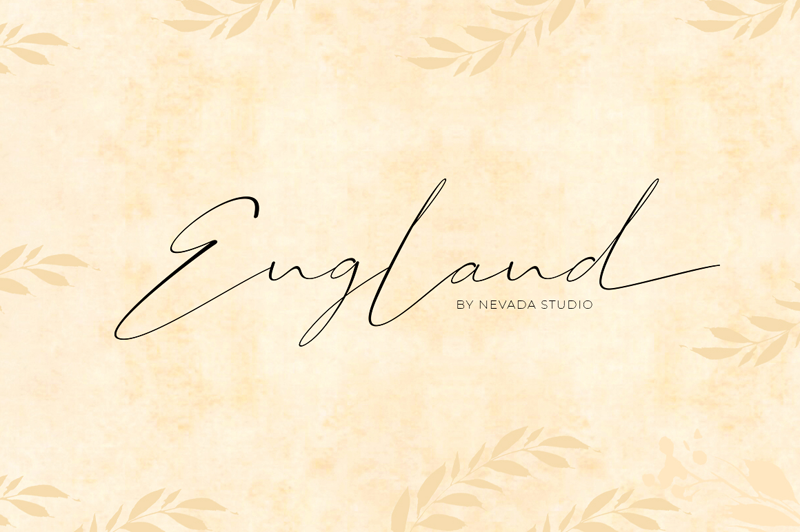 England Free Font