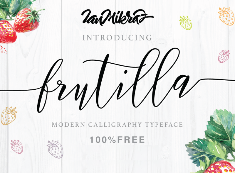 Frutilla Script Free Font