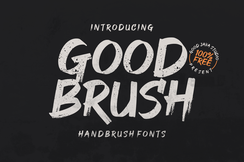 Good Brush Free Font