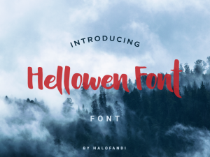 Hellowen Free Font