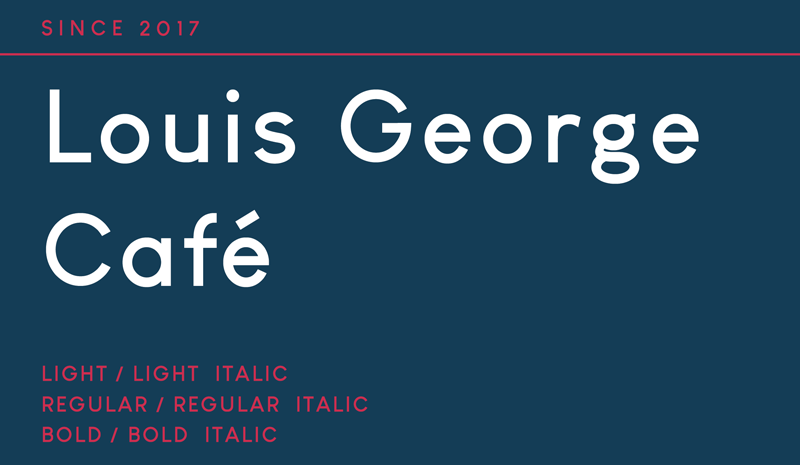 Louis George Café Free Font
