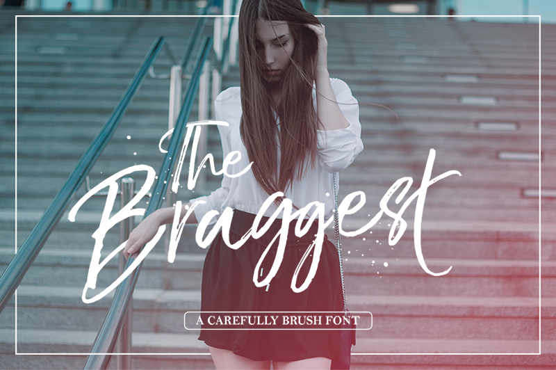 The Braggest Free Font