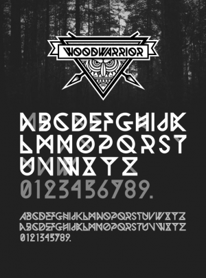 Woodwarrior Free Font