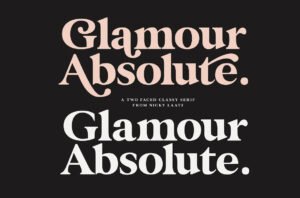 Glamour Absolute Modern Vintage Font