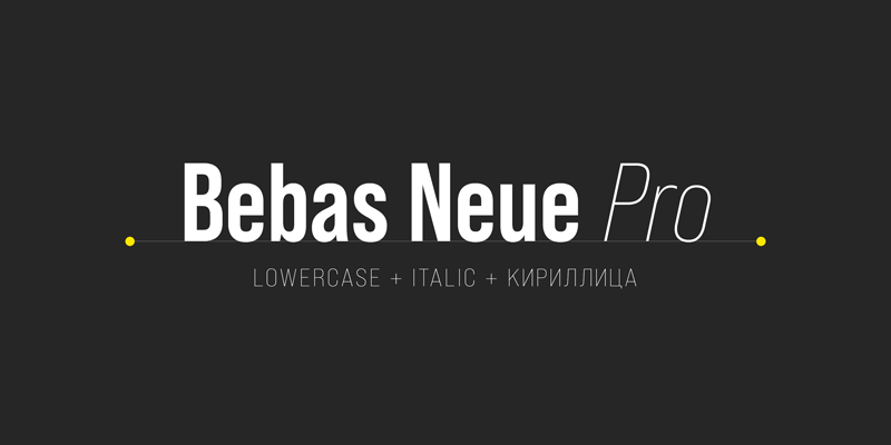 Bebas Neue Font Free Download